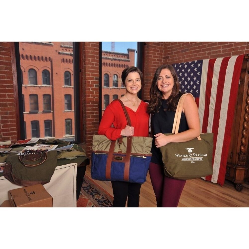 Sword & Plough Limited Edition Uniform Repurposed For A Purpose Tote Bag NWT
